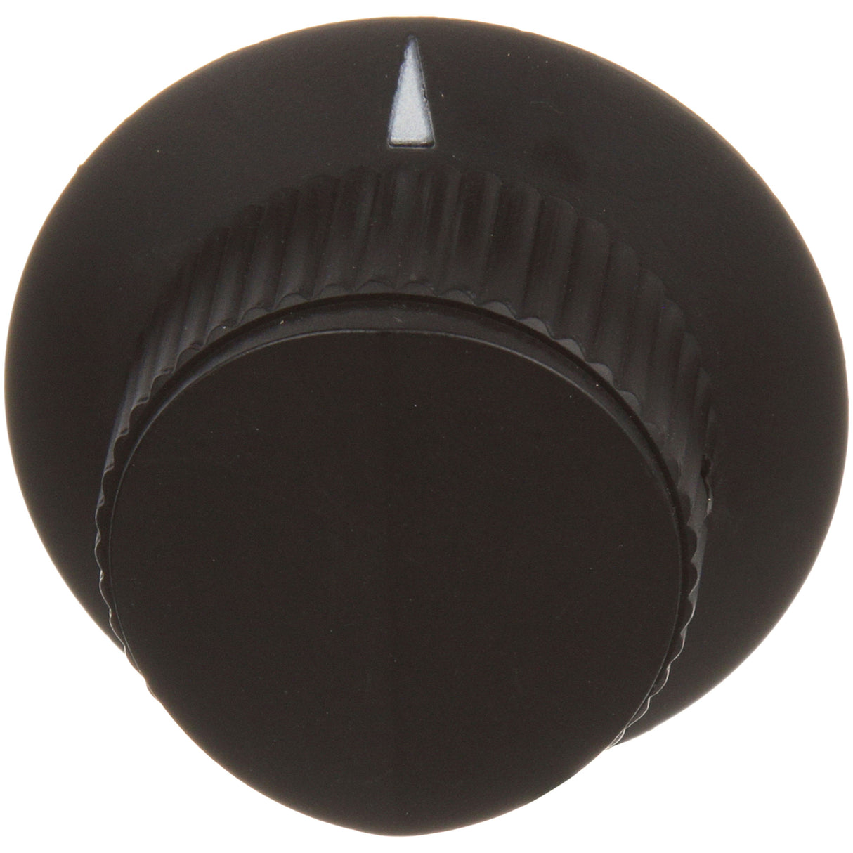 Blodgett 36616 - Black Indicator Knob with White Arrow, 1-7/8" Diameter, 1/4" Hole, 2 Set Screws