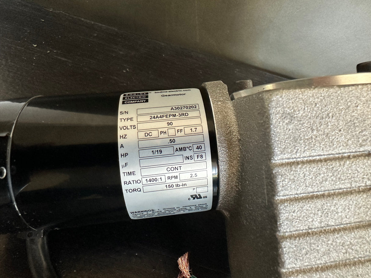 Middleby 27384-0008 - Heavy Duty - Gear Conveyor Belt Drive Motor PS360