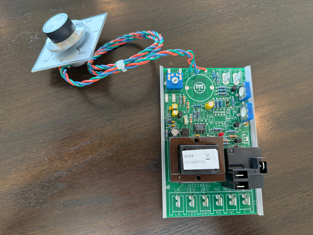 Lincoln 369728 - Temperature Control Thermostat, Potentiometer, Decal, 120VAC or 230VAC