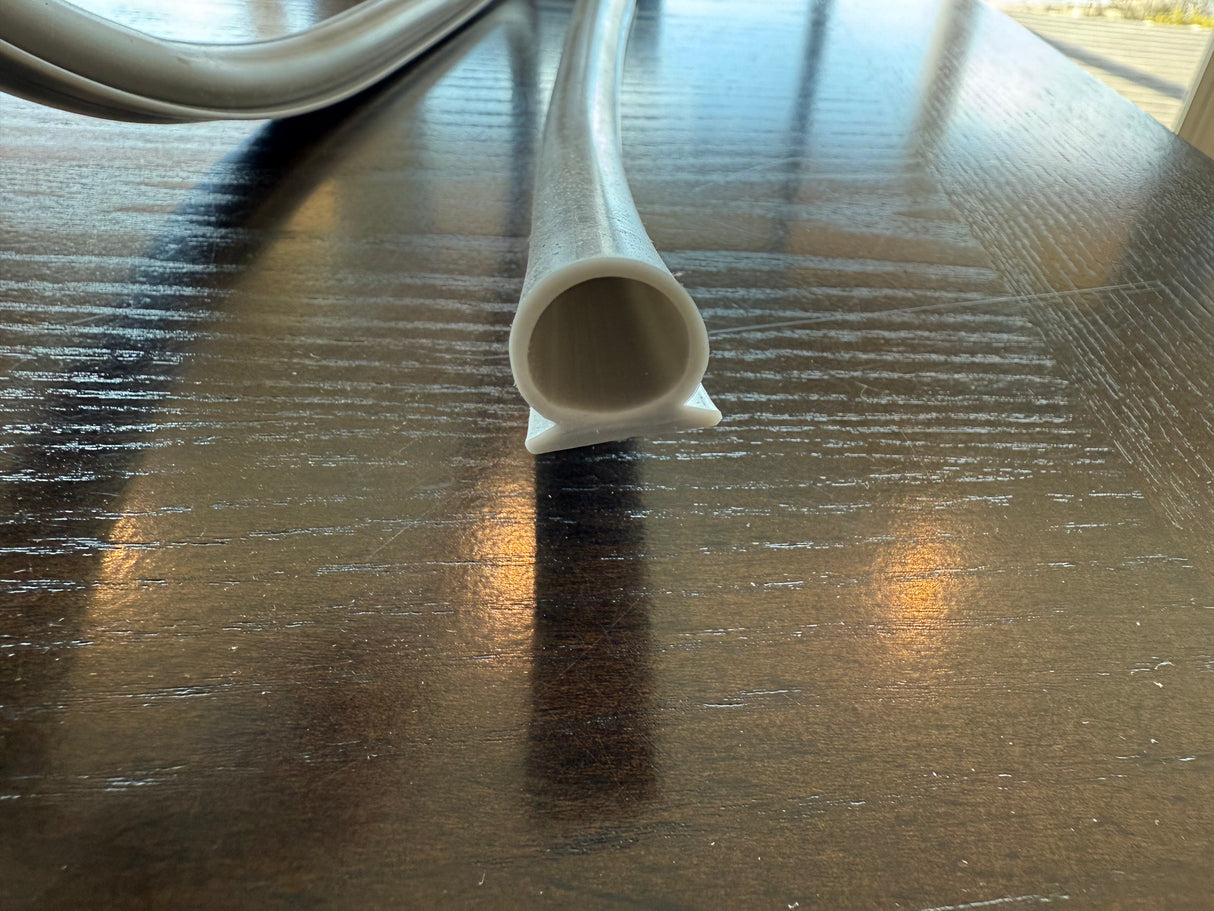 Middleby 22420-0005 - Window Gasket Seal (Silicone Rubber), 7 FT, 2 Leg, Gray