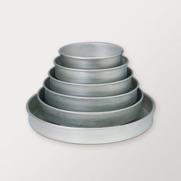 American Metalcraft T80092 9" x 2" Tin-Plated Straight Sided Deep Dish Pizza Pan