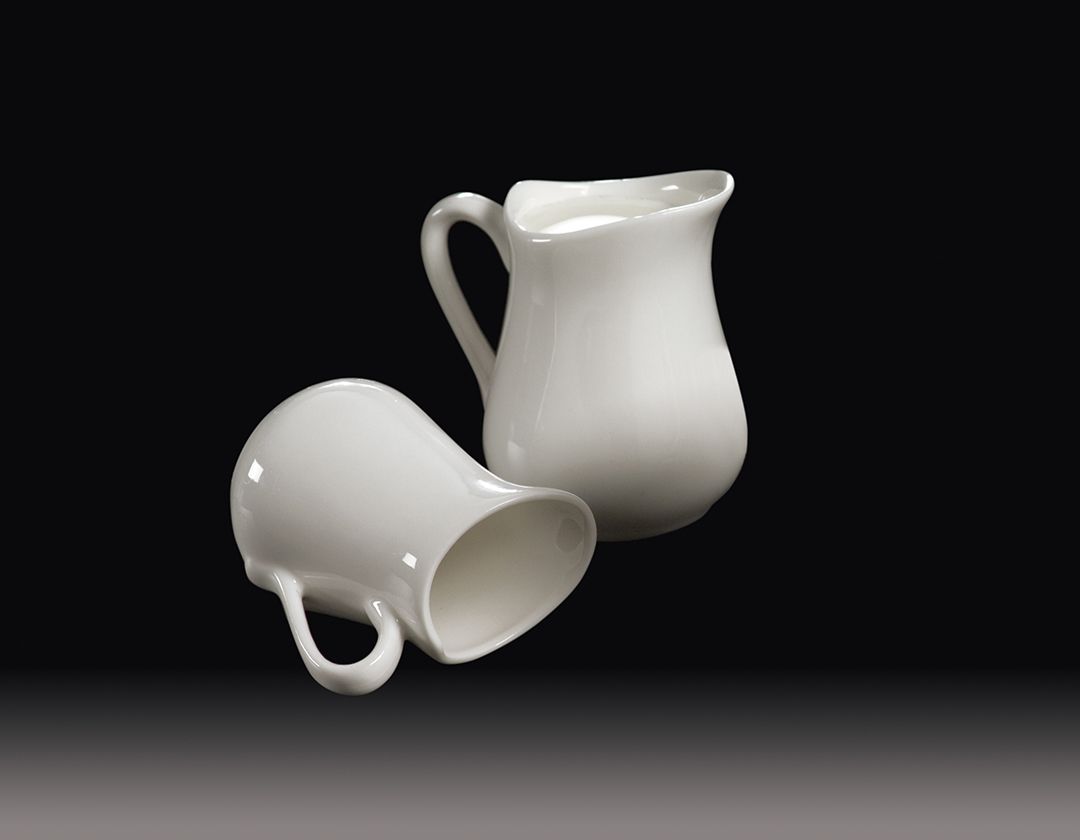 American Metalcraft (PBC25) 2 oz Porcelain Creamer