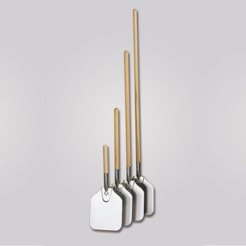 American Metalcraft 3512 12" x 14" Aluminum Pizza Peel with 19" Wood Handle