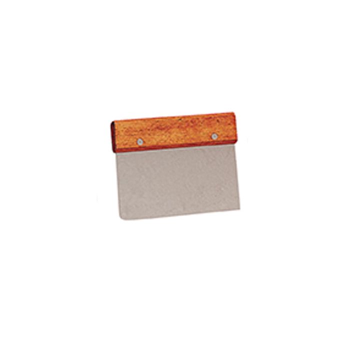 American Metalcraft DS6704 Stainless Steel Dough Scraper with Wood Handle, 4-1/2-Inch