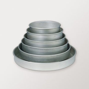 American Metalcraft T80142 14" x 2"  Tin-Plated Straight Sided Deep Dish Pizza Pan